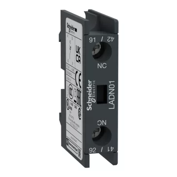   Schneider Segédérintkező Homloklapra LADN01  LC1D típushoz 1N/O érintkezővel
