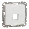 Schneider ÚJ SEDNA 1xRJ45 adapter, Keystone betétekhez, fehér, SDD111421