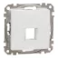 Schneider ÚJ SEDNA 1xRJ45 adapter, Keystone betétekhez, fehér, SDD111421