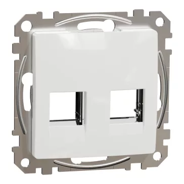   Schneider ÚJ SEDNA 2xRJ45 adapter, RDM betétekhez, fehér, SDD111442C