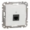 Schneider ÚJ SEDNA 1xRJ45 Cat5e UTP aljzat, fehér, SDD111451