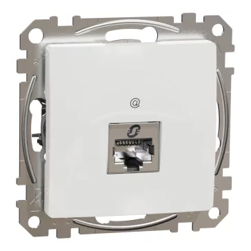   Schneider ÚJ SEDNA 1xRJ45 Cat6 STP aljzat, fehér, SDD111461S