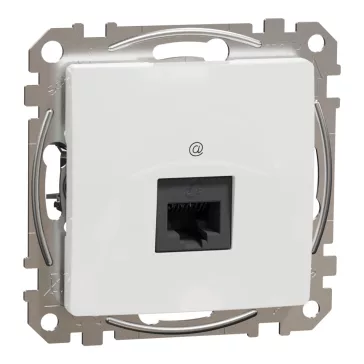   Schneider ÚJ SEDNA 1xRJ45 Cat6A UTP aljzat, fehér, SDD111466