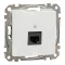 Schneider ÚJ SEDNA 1xRJ45 Cat6A UTP aljzat, fehér, SDD111466