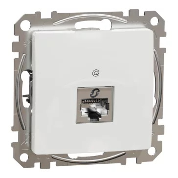   Schneider ÚJ SEDNA 1xRJ45 Cat6A STP aljzat, fehér, SDD111466S