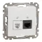 Schneider ÚJ SEDNA RJ11/RJ45 Cat6 UTP kombinált aljzat, fehér, SDD111468