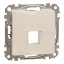 Schneider ÚJ SEDNA 1xRJ45 adapter, Keystone betétekhez, bézs, SDD112421