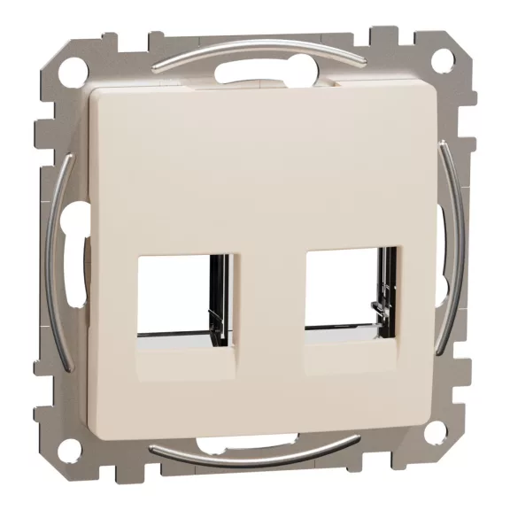 Schneider ÚJ SEDNA 2xRJ45 adapter, RDM betétekhez, bézs, SDD112442C Schneider ÚJ SEDNA 2xRJ45 adapter, RDM betétekhez, bézs, SDD112442C