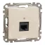 Schneider ÚJ SEDNA 1xRJ45 Cat6 UTP aljzat, bézs, SDD112461