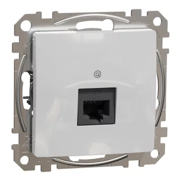   Schneider ÚJ SEDNA 1xRJ45 Cat6A UTP aljzat, alumínium, SDD113466