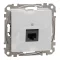 Schneider ÚJ SEDNA 1xRJ45 Cat6A UTP aljzat, alumínium, SDD113466