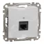 Schneider ÚJ SEDNA 1xRJ45 Cat6A UTP aljzat, alumínium, SDD113466
