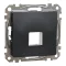 Schneider ÚJ SEDNA 1xRJ45 adapter, Keystone betétekhez, antracit, SDD114421