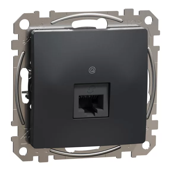 Schneider ÚJ SEDNA 1xRJ45 Cat5e UTP aljzat, antracit, SDD114451 Schneider ÚJ SEDNA 1xRJ45 Cat5e UTP aljzat, antracit, SDD114451