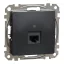 Schneider ÚJ SEDNA 1xRJ45 Cat5e UTP aljzat, antracit, SDD114451
