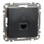 Schneider ÚJ SEDNA 1xRJ45 Cat6 UTP aljzat, antracit, SDD114461