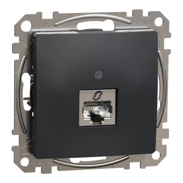   Schneider ÚJ SEDNA 1xRJ45 Cat6 STP aljzat, antracit, SDD114461S