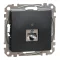 Schneider ÚJ SEDNA 1xRJ45 Cat6 STP aljzat, antracit, SDD114461S