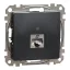 Schneider ÚJ SEDNA 1xRJ45 Cat6 STP aljzat, antracit, SDD114461S