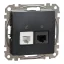 Schneider ÚJ SEDNA RJ11/RJ45 Cat6 UTP kombinált aljzat, antracit, SDD114468