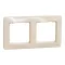 Schneider SEDNA DESIGN Kettes keret, univerzális, bézs, SDD312802