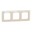 Schneider SEDNA DESIGN Hármas keret, univerzális, bézs, SDD312803