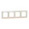 Schneider SEDNA DESIGN Négyes keret, univerzális, bézs, SDD312804