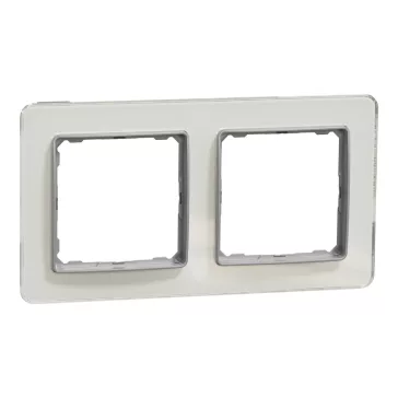   Schneider SEDNA ELEMENTS Kettes keret, univerzális, opál, SDD360802