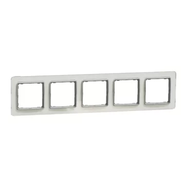  Schneider SEDNA ELEMENTS Ötös keret, univerzális, opál, SDD360805