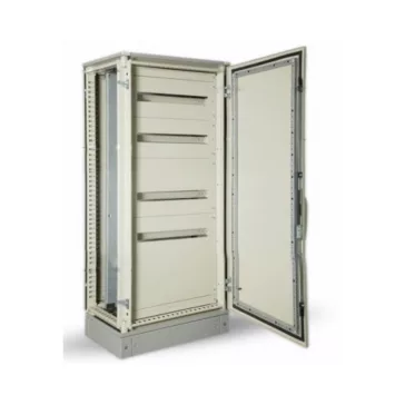 Skybox sorolható álló fém elosztószekrényhez maszk, 2000x600mm 7x22 modullal  IP55, SKY393