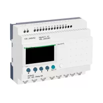   Schneider Kompakt okosrelé Zelio Logic - 20 I O - 100..240 V AC - óra nélkül - kijelző, SR2A201FU