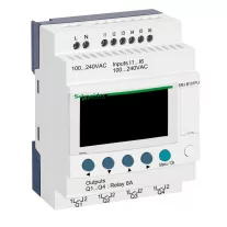   Schneider Vezérlőmodul 10 I/O, relés, óra, 230VAC, SR3B101FU