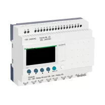   Schneider Moduláris okosrelé Zelio Logic - 26 I O - 100..240 V AC - óra - kijelző, SR3B261FU