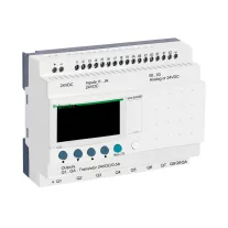   Schneider Moduláris okosrelé Zelio Logic - 26 I O - 24 V DC - óra - kijelző, SR3B262BD
