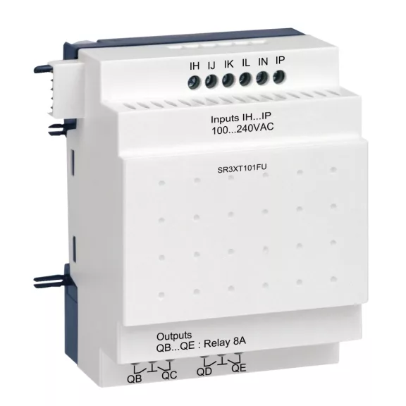 Schneider Diszkrét I/O bővítő modul - 10 I O - 100..240 V AC - Zelio Logic-hoz, SR3XT101FU Schneider Diszkrét I/O bővítő modul - 10 I O - 100..240 V AC - Zelio Logic-hoz, SR3XT101FU