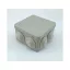 Stilo falon kívüli kötődoboz lépcsős átvezetővel halogénmentes 85x85x50mm IP55, Stilo STI1494