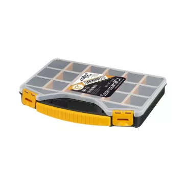  Stilo szortimenter, 18 rekeszes, fekete, 13coll, 326x257x48mm, STI1536