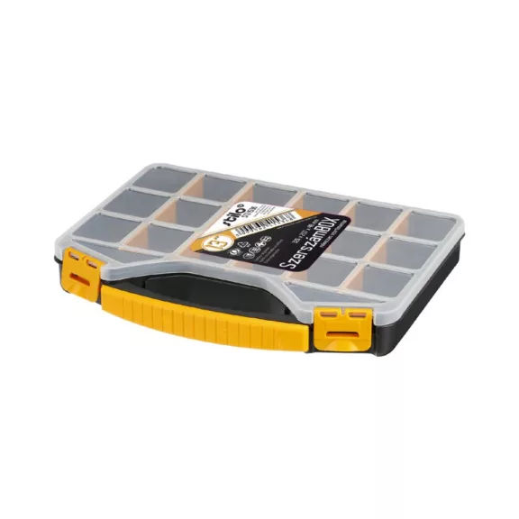 Stilo szortimenter, 18 rekeszes, fekete, 13coll, 326x257x48mm, STI1536 Stilo szortimenter, 18 rekeszes, fekete, 13coll, 326x257x48mm, STI1536