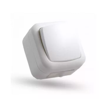 Stilo Aqua váltó (106-os) falon kívüli vízmentes IP54 kapcsoló, Stilo STI326