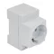 TP Sínre pattintható dugalj, 2P+F, 220-240V, 50-60Hz, 3101-312-0600