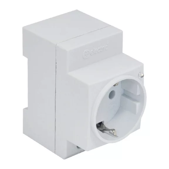 TP Sínre pattintható dugalj, led-es visszajelző lámpával, 2P+F, IP44, 220-240V, 50-60Hz , 3101-312-0610 TP Sínre pattintható dugalj, led-es visszajelző lámpával, 2P+F, IP44, 220-240V, 50-60Hz , 3101-312-0610