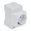 TP Sínre pattintható dugalj, led-es visszajelző lámpával, 2P+F, IP44, 220-240V, 50-60Hz , 3101-312-0610