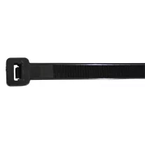 Tracon Kábelkötegelő, normál, fekete, 250×4.8mm, 251PR