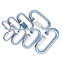 Tracon CSKARA10 Karabiner, csavaros, acél