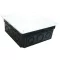 Tracon Perforált süllyesztett kötődoboz, négyzetes, fekete, 100(116)x51.5mm, IP44, D100X100