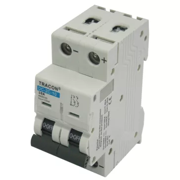   Tracon Egyenáramú kismegszakító PV rendszerekhez, 500V 6KA 2P 32A, DC-2C-32
