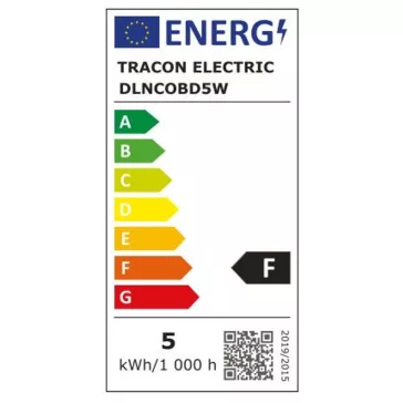   Tracon Négyzet alakú LED mélysugárzó, forgatható, DLNCOBD5W
