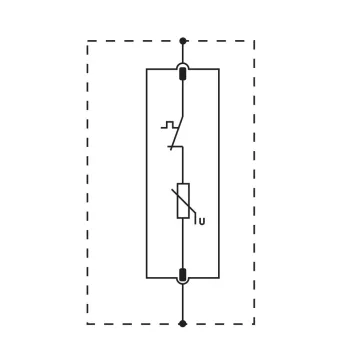   Tracon túlfeszültség levezető, T1+T2 AC típusú, cserélhető betéttel, ESPD1+2-12.5-1P