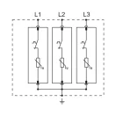 Tracon túlfeszültség levezető, T1+T2 AC típusú, cserélhető betéttel, ESPD1+2-12.5-3P Tracon túlfeszültség levezető, T1+T2 AC típusú, cserélhető betéttel, ESPD1+2-12.5-3P