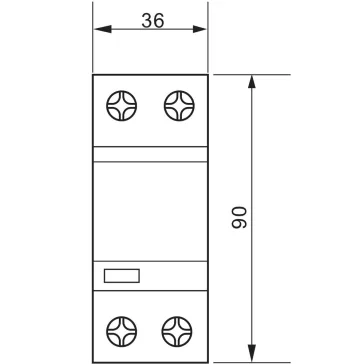   Tracon túlfeszültség levezető, T1+T2+T3 AC típusú, egybeépített, ESPD1+2+3-25-1P